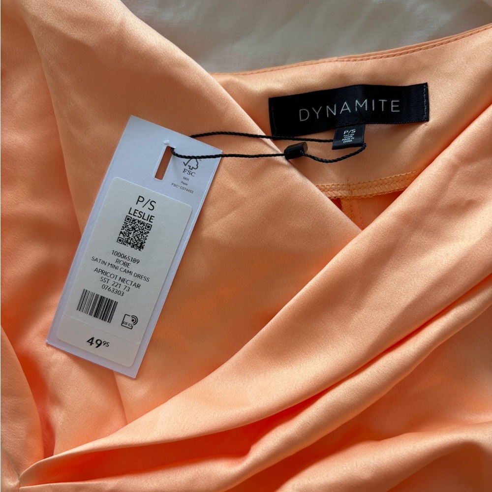 Dynamite Peach Mini Dress - Picture 6 of 7